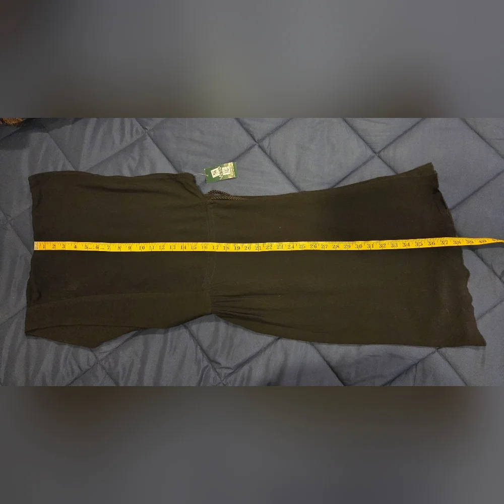 Ralph Lauren Black  Swimware  Dress. Adjustables Side Cords, Size L.